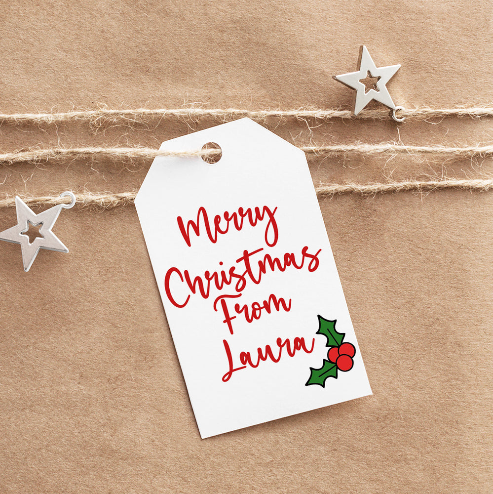 Personalised Cute Holly Tag #2 image